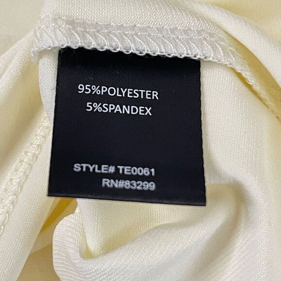 NEW! ANTTHONEY ORIGINAL Cream Long‎ Mesh Sleeve Blouse, XS/SM - Picture 6 of 9